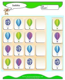 Sudoku Çocuk Bulmacaları